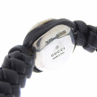 Gucci Bracelet/Wristband Leather in Silvery