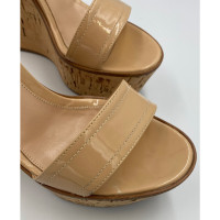 Gianvito Rossi Wedges Leather in Nude