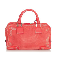 Loewe Handbag Suede in Red