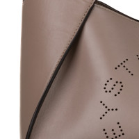 Stella McCartney Shoulder bag Cotton in Taupe