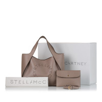 Stella McCartney Shoulder bag Cotton in Taupe