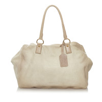 Prada Shoulder bag Leather in Beige