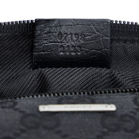 Gucci Boat Pochette en Toile en Noir