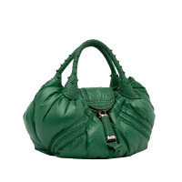 Fendi Handbag Cotton in Green