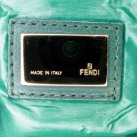 Fendi Handbag Cotton in Green