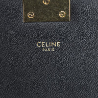 Céline Umhängetasche aus Leder in Schwarz