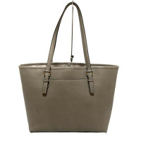 Michael Kors Tote bag Leer in Grijs