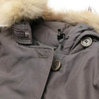 Woolrich Jacket/Coat Cotton in Grey