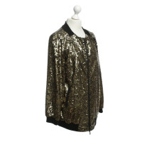Dkny Giacca in seta con paillettes