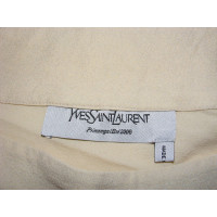 Yves Saint Laurent Top en Soie en Beige