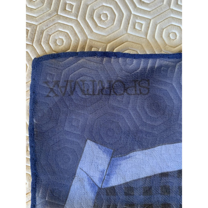Sportmax Schal/Tuch aus Seide in Blau