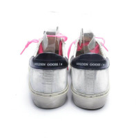 Golden Goose Trainers Leather in Silvery