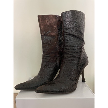 Vicini Bottines en Cuir en Marron