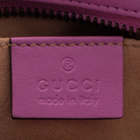 Gucci GG Marmont Camera Bag Mini 18cm Leather in Pink