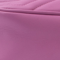 Gucci GG Marmont Camera Bag Mini 18cm Leer in Roze