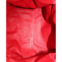 Bottega Veneta Pouch aus Leder in Rot