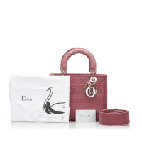 Christian Dior Sac à bandoulière en Coton en Rouge