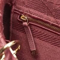 Christian Dior Sac à bandoulière en Coton en Rouge
