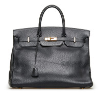 Hermès Birkin Bag 40 en Cuir en Noir
