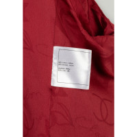 Chanel Veste/Manteau en Coton en Rouge