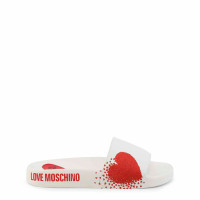 Love Moschino Slipper/Ballerinas in Weiß