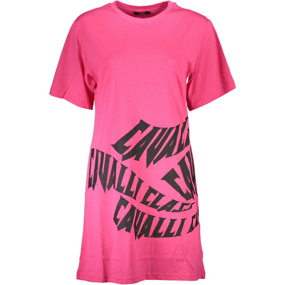 Just Cavalli Vestito in Cotone in Rosa