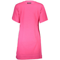 Just Cavalli Kleid aus Baumwolle in Rosa / Pink