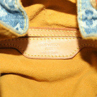 Louis Vuitton Rucksack aus Jeansstoff in Blau