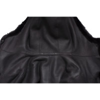 Arma Jacket/Coat Leather in Black