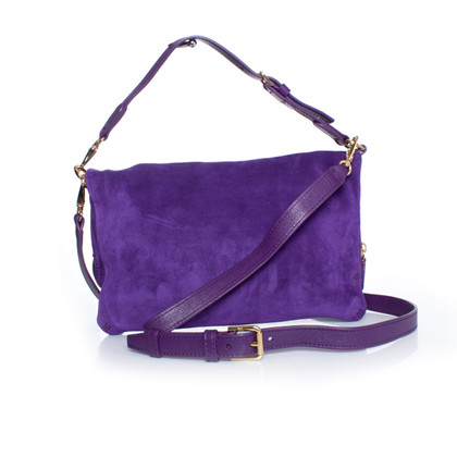 Ralph Lauren Handbag Suede in Violet