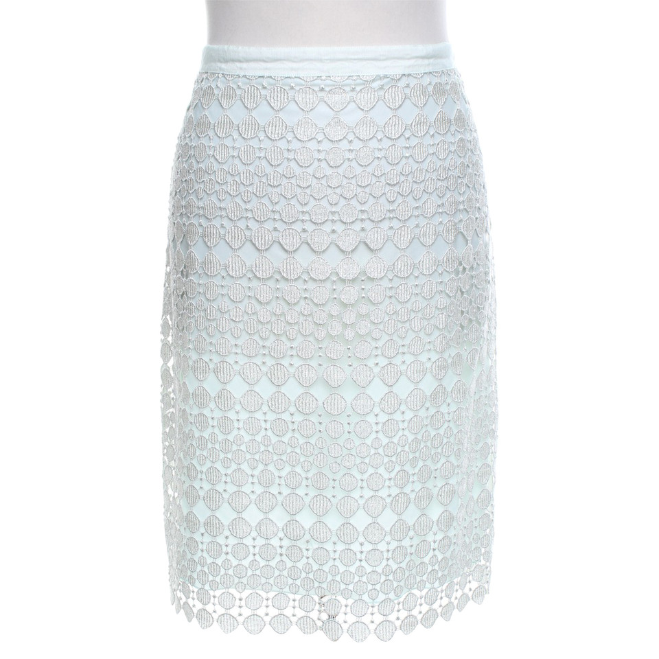 St. Emile Lace skirt in mint green