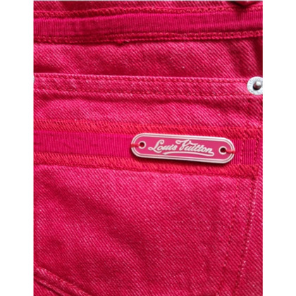 Louis Vuitton Jeans in Denim in Rosso