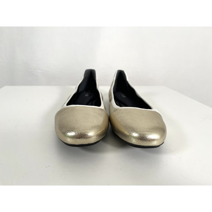Hogan Slippers/Ballerinas Leather in Gold