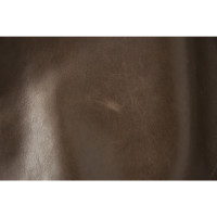 Yves Saint Laurent Veste/Manteau en Cuir en Marron