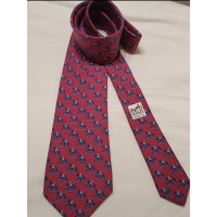 Hermès Krawatte Silk in Red
