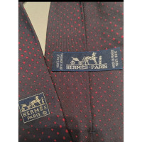Hermès Krawatte Silk in Blue
