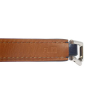 Hermès Rivale Double Tour Leather in Blue