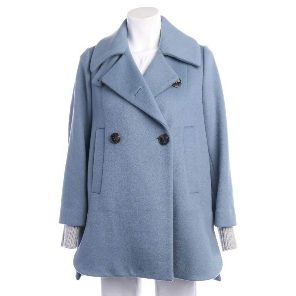 Dorothee Schumacher Jacket/Coat Wool in Blue