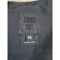 Anna Sui Rock aus Seide in Schwarz