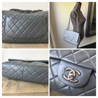 Chanel Timeless Classic Leather in Grey