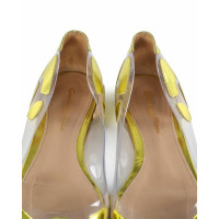 Gianvito Rossi Slippers/Ballerinas Leather in Gold