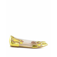 Gianvito Rossi Slippers/Ballerinas Leather in Gold