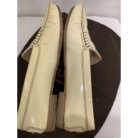 Tod's Slippers/Ballerinas Patent leather in Cream