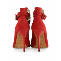 Jimmy Choo Ankle boots Suede in Red