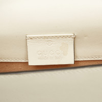 Gucci Marmont Super Mini aus Leder in Weiß