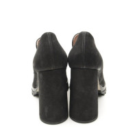 Max Mara Pumps/Peeptoes Leather in Black