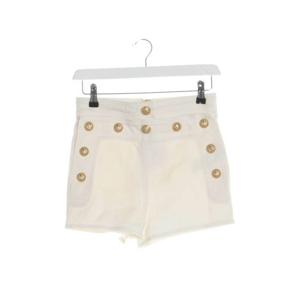 Balmain Shorts aus Baumwolle in Weiß