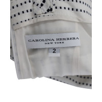 Carolina Herrera Robe en Coton en Blanc