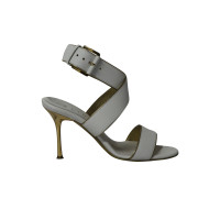 Céline Sandals Leather in White