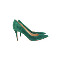 Gianvito Rossi Pumps/Peeptoes Suede in Green